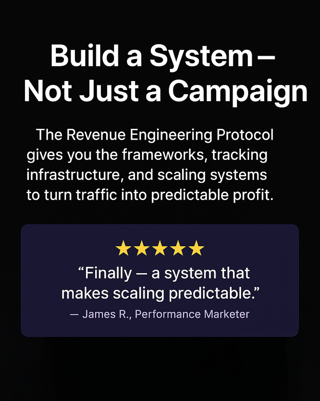 Revenue Engineering Protocol